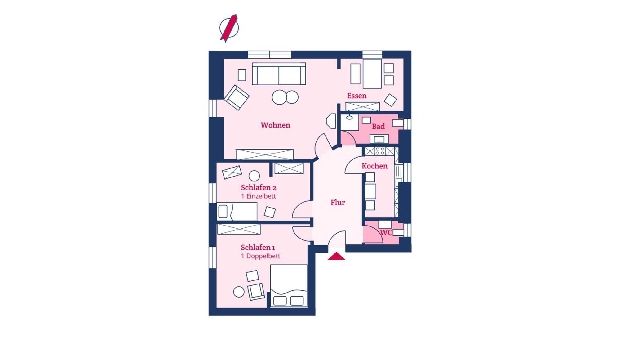 Haus Otto Wohnung 5 Wyk auf Föhr Екстериор снимка